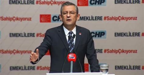 CHP Genel Başkanı Özel: En düşük emekli maaşı asgari ücret olmalıdır